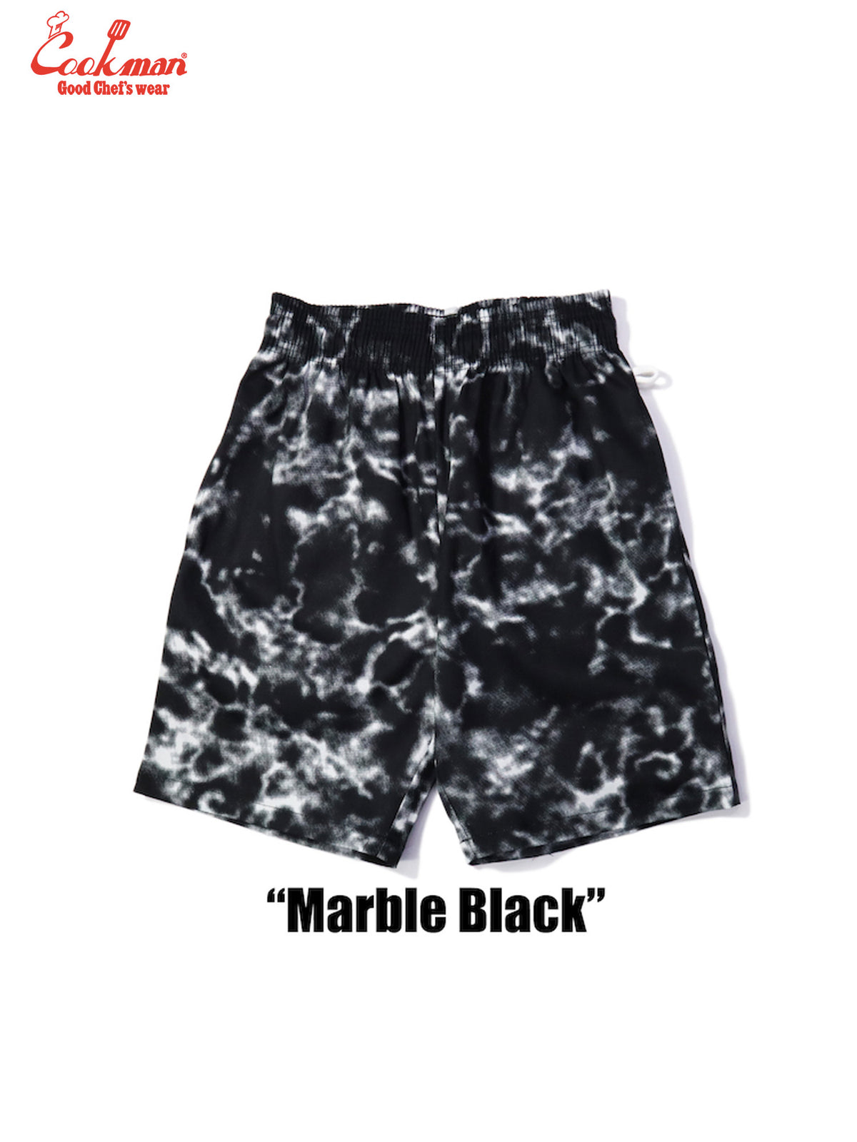 Chef Short Pants - Marble : Black