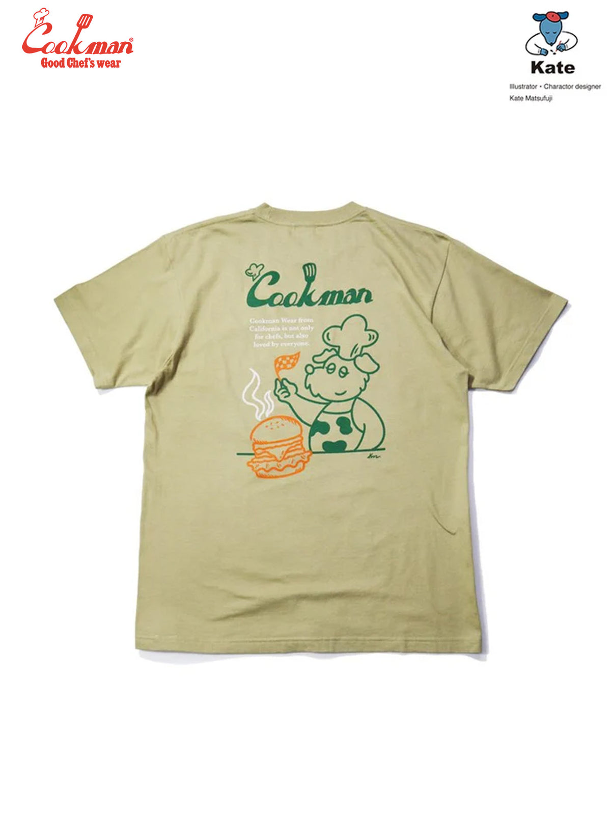 Tees - Kate Dog chef : Beige
