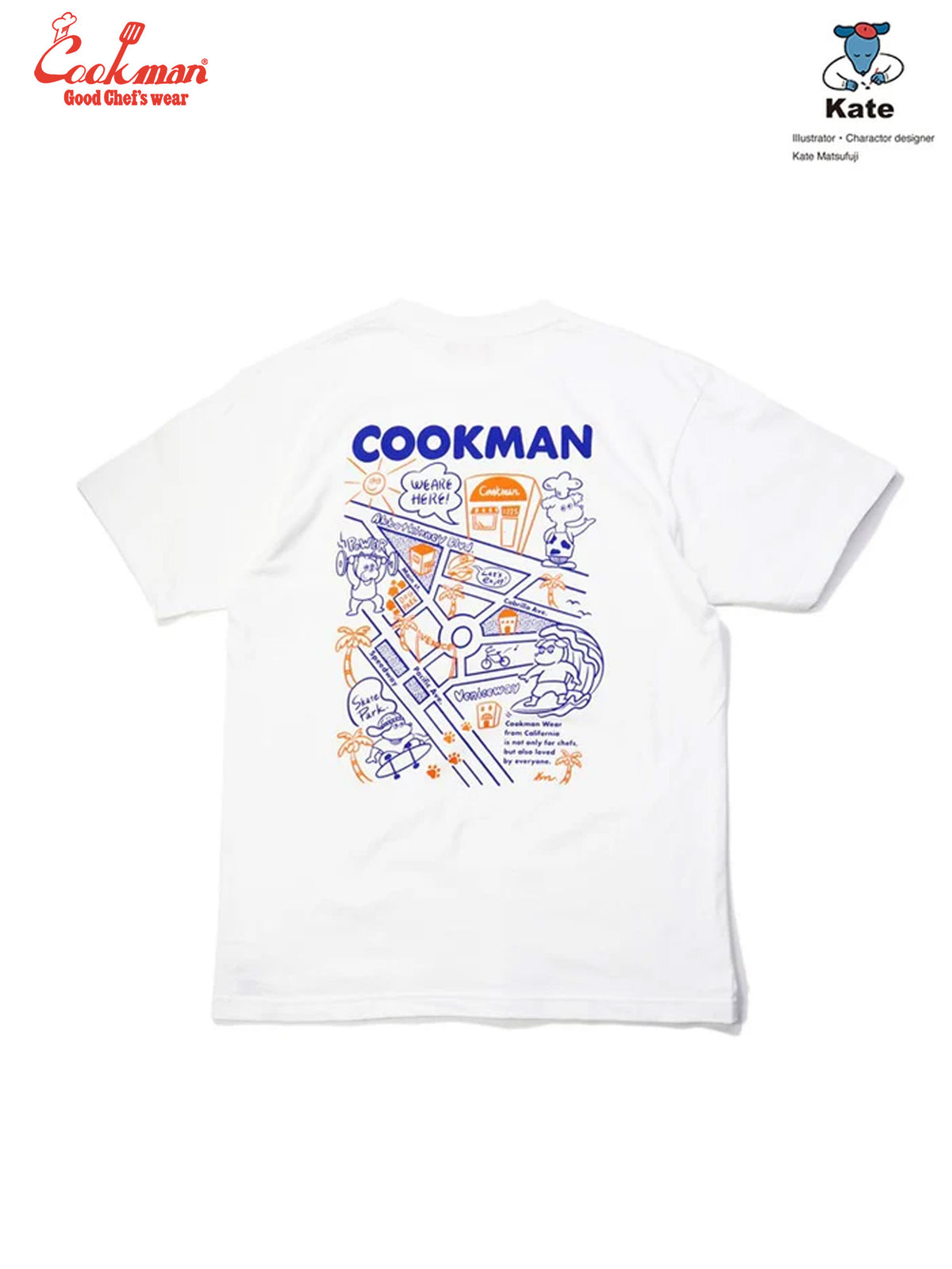 Tees -Kate Venicebeach map : White