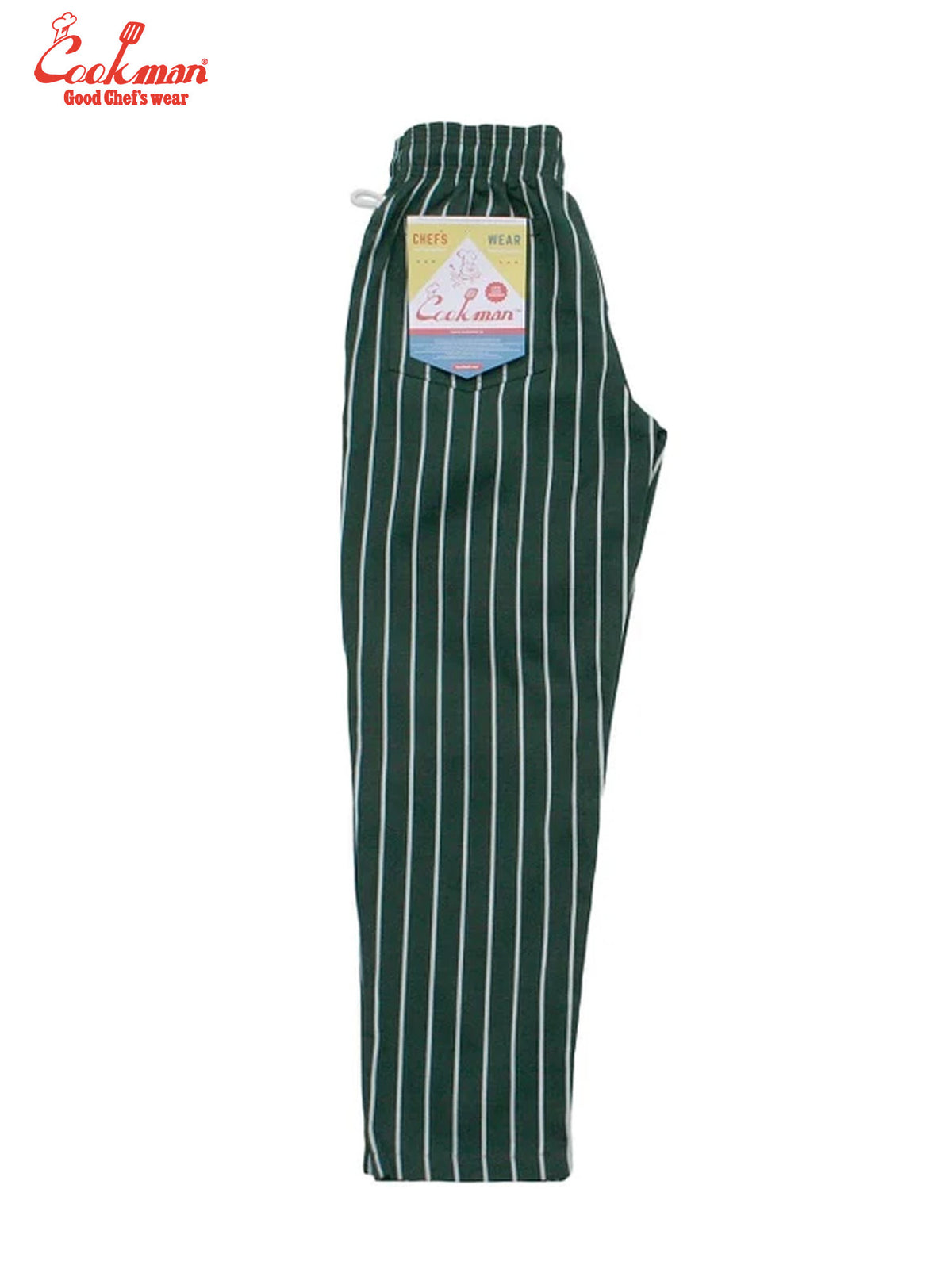Chef Pants - Stripe : Dark Green