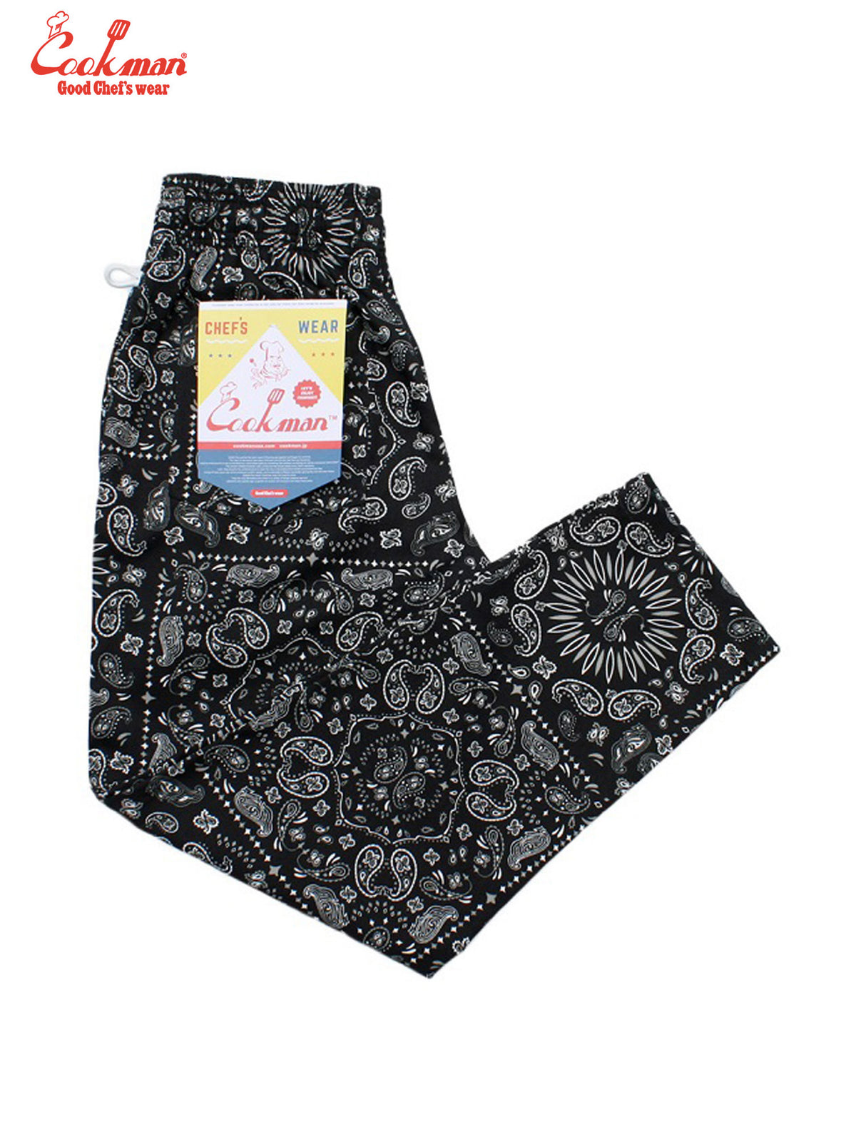 Chef Pants - Paisley : Black