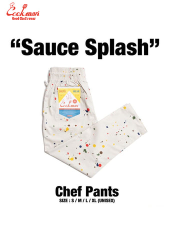 Chef Pants - Sauce Splash : Beige