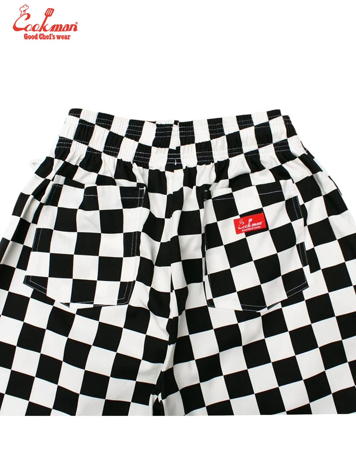 Chef Short Pants - Checker : Black