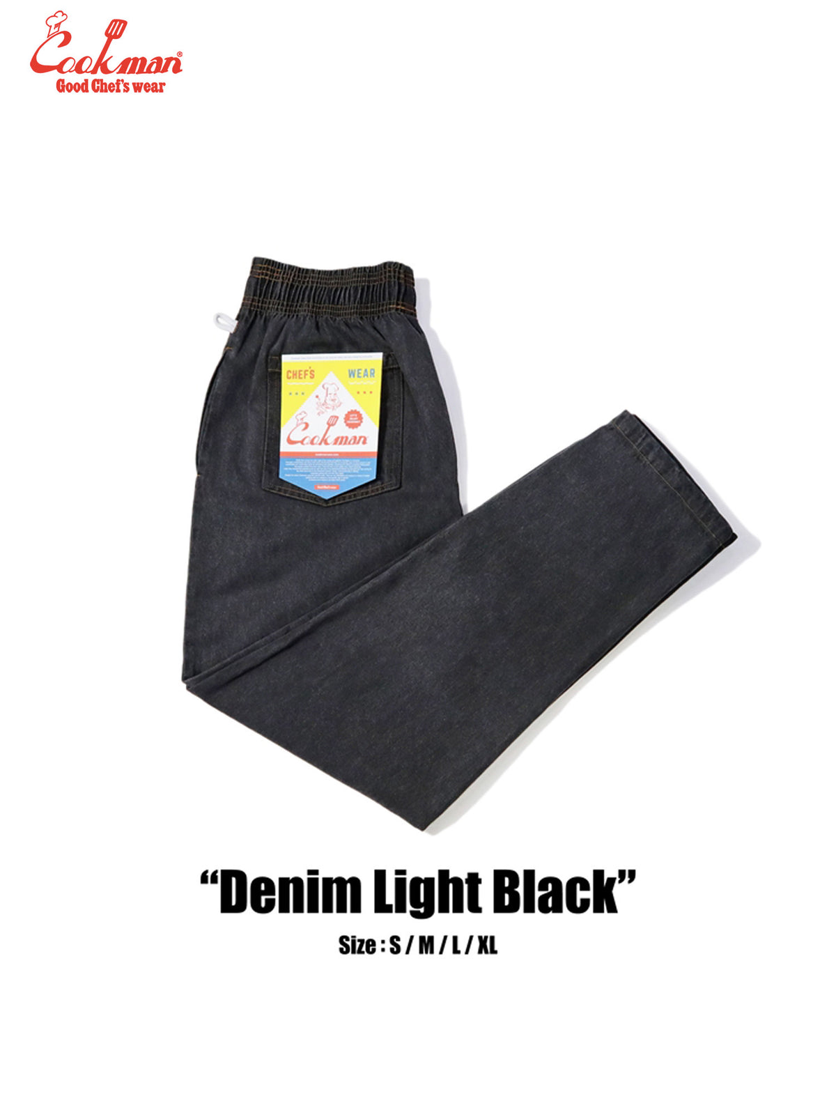 Chef Pants - Denim : Light Black
