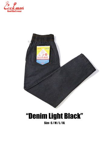 Chef Pants - Denim : Light Black