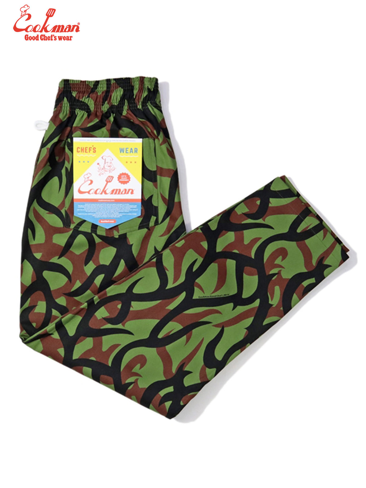 Chef Pants - Tribal Camo : Olive