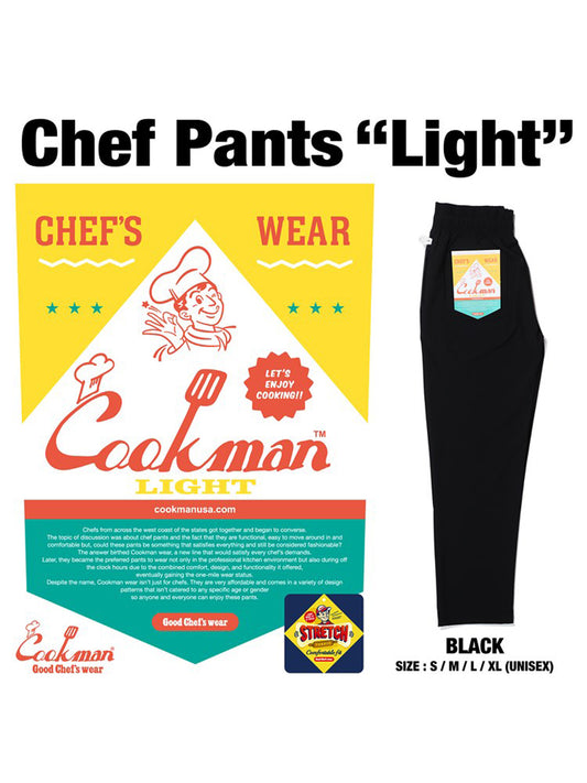 Chef Pants - "Light" : Black