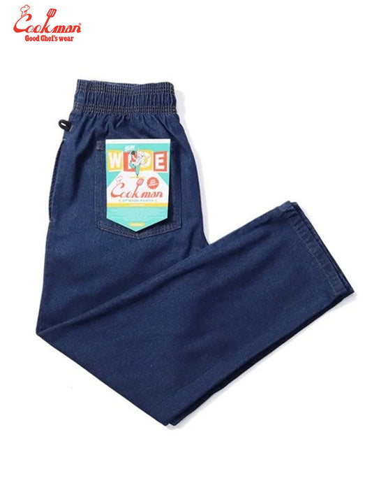 Chef Pants Semiwide- Denim : Navy