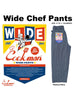 Wide Chef Pants - Hickory : Navy