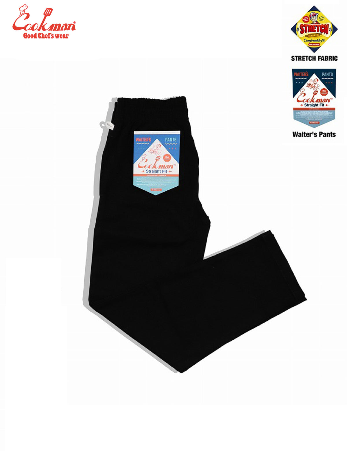 Waiter's Pants (stretch) - Black