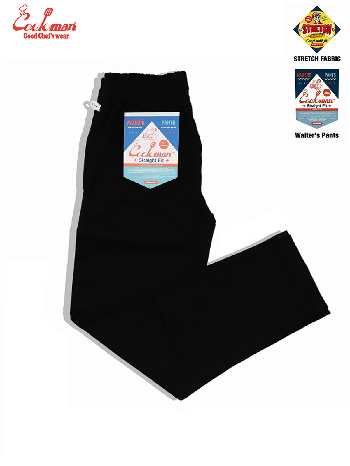 Waiter's Pants (stretch) - Black