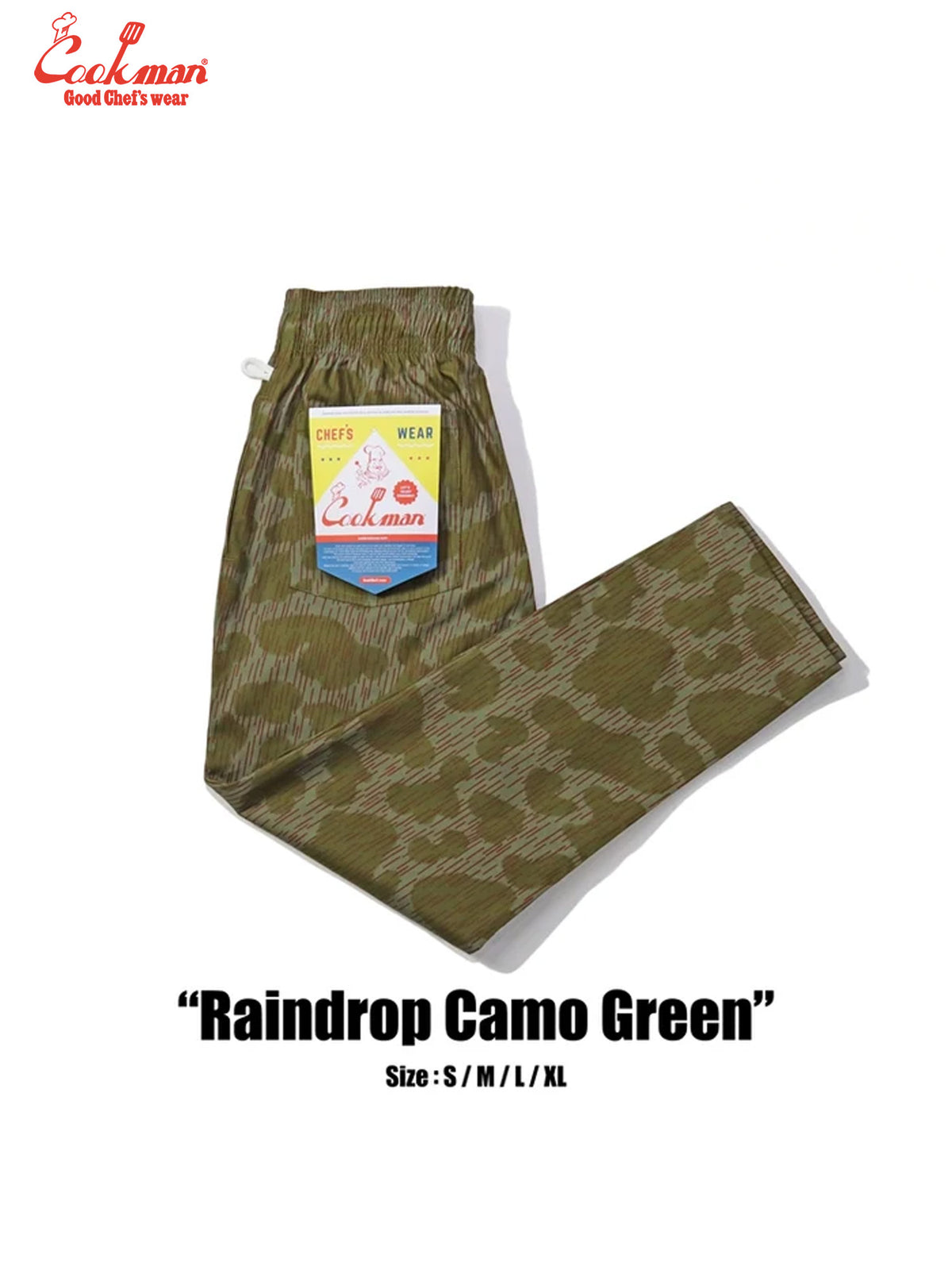 Chef Pants - Raindrop Camo : Green