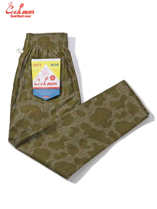 Chef Pants - Raindrop Camo : Green