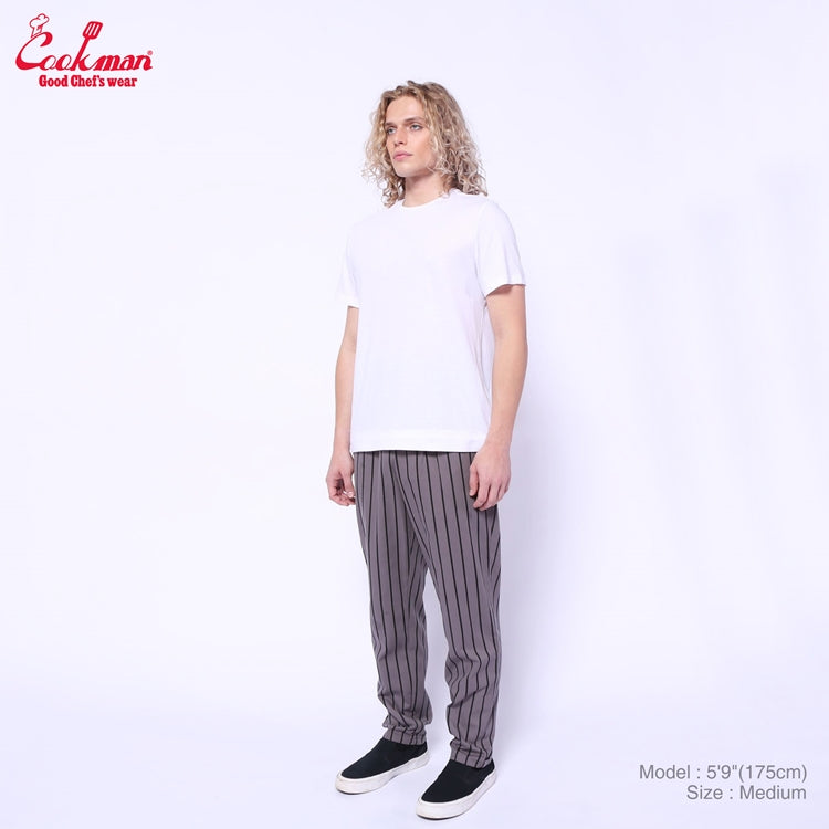 Cookman Chef Pants - Stripe : Highway Gray