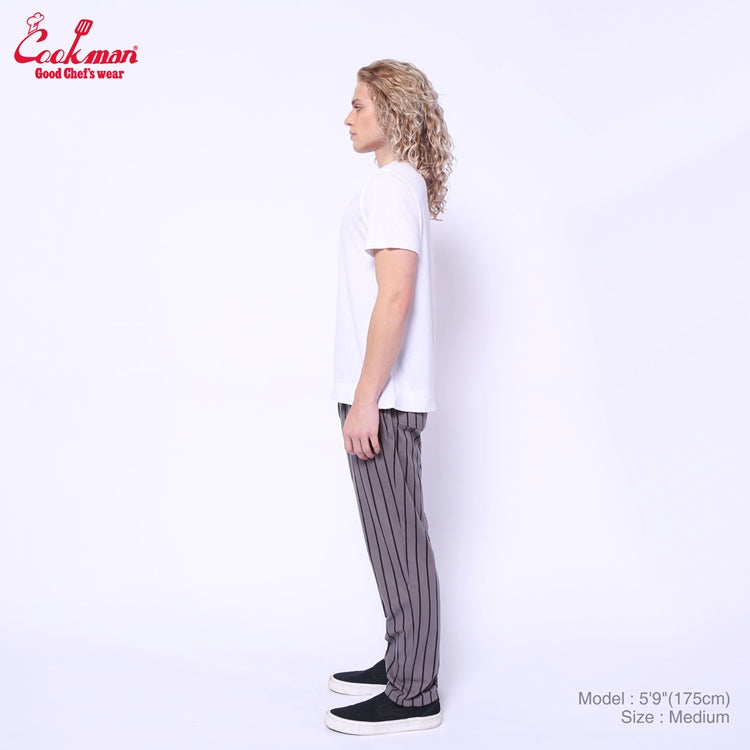 Cookman Chef Pants - Stripe : Highway Gray