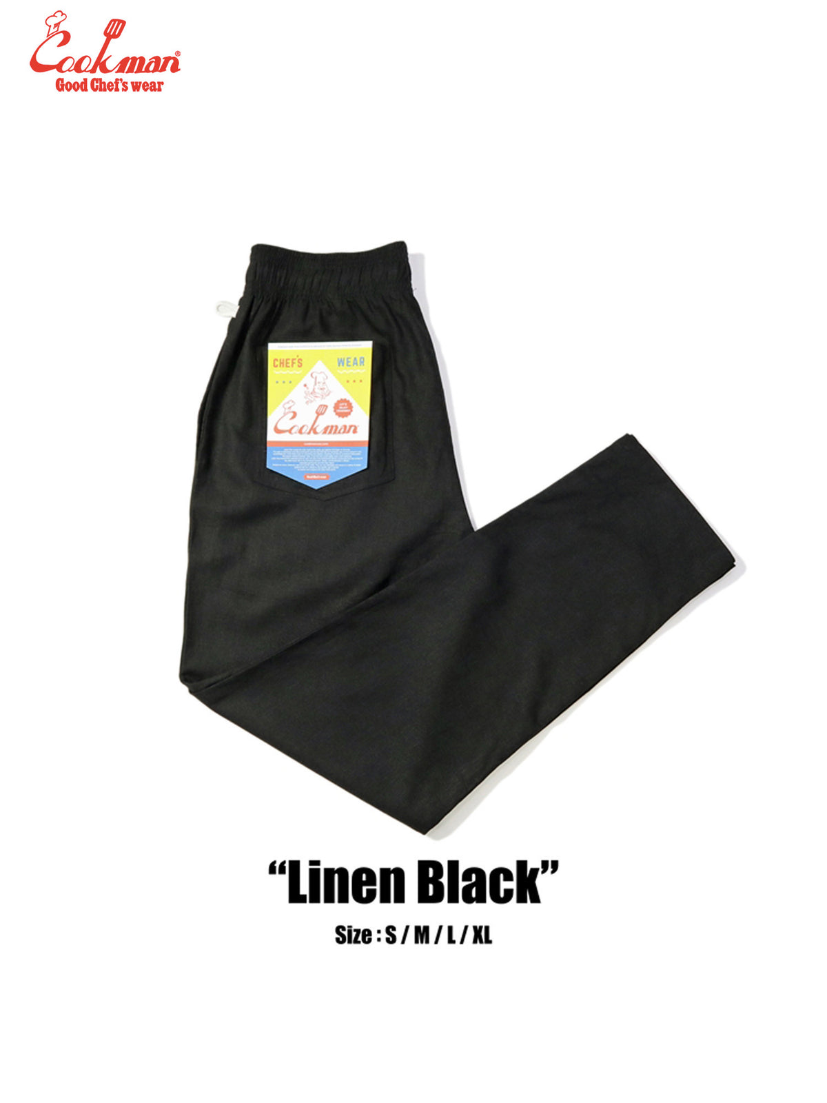 Chef Pants - Linen : Black