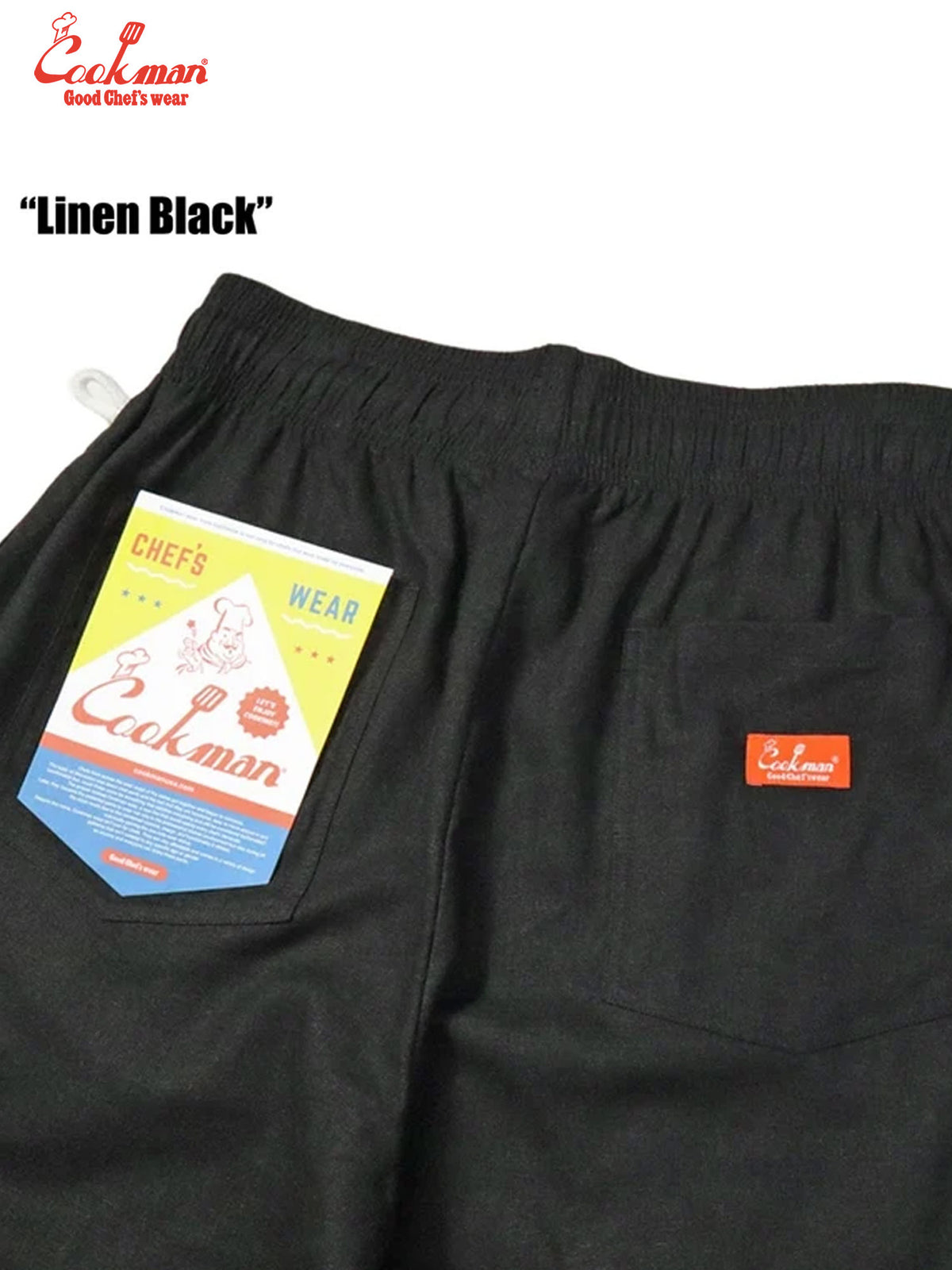 Chef Pants - Linen : Black