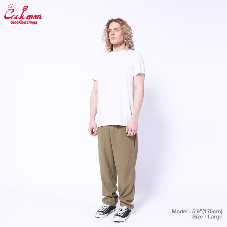 Cookman Chef Pants - Linen : Olive