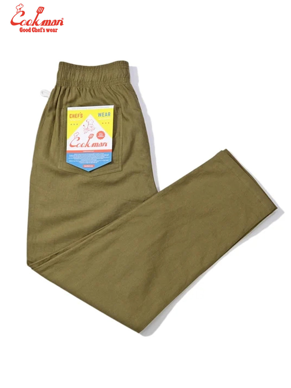 Chef Pants - Linen : Olive
