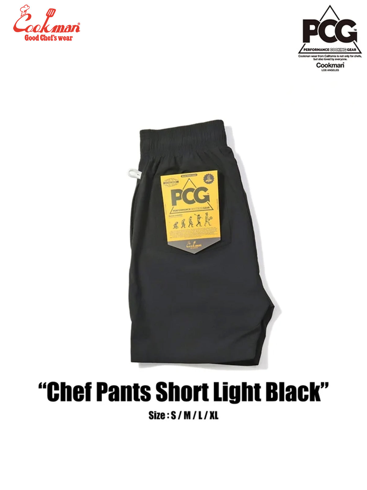 Chef Short Pants  Light : Black