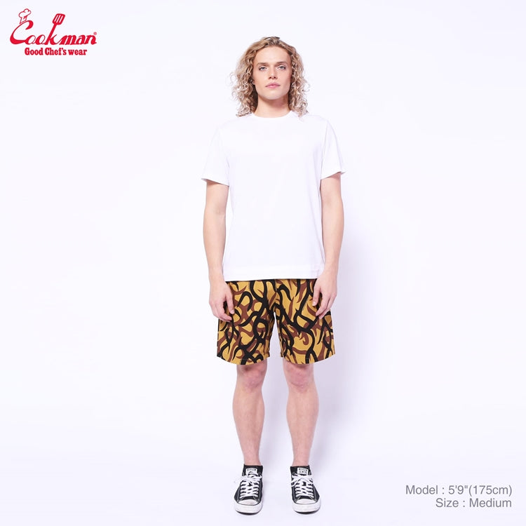 Cookman Chef Short Pants - Tribal Camo : Beige