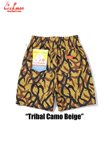 Chef Short Pants - Tribal Camo : Beige