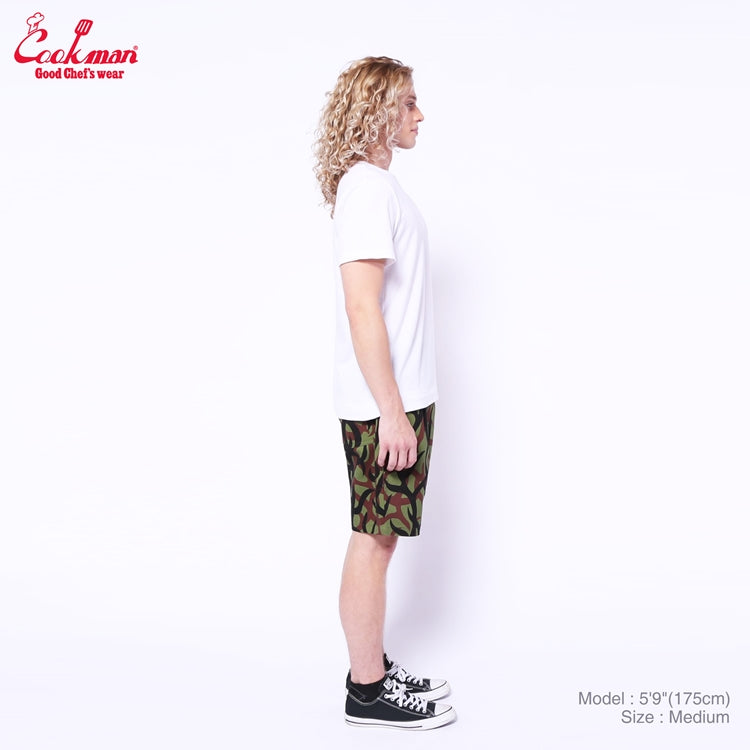 Cookman Chef Short Pants - Tribal Camo : Olive