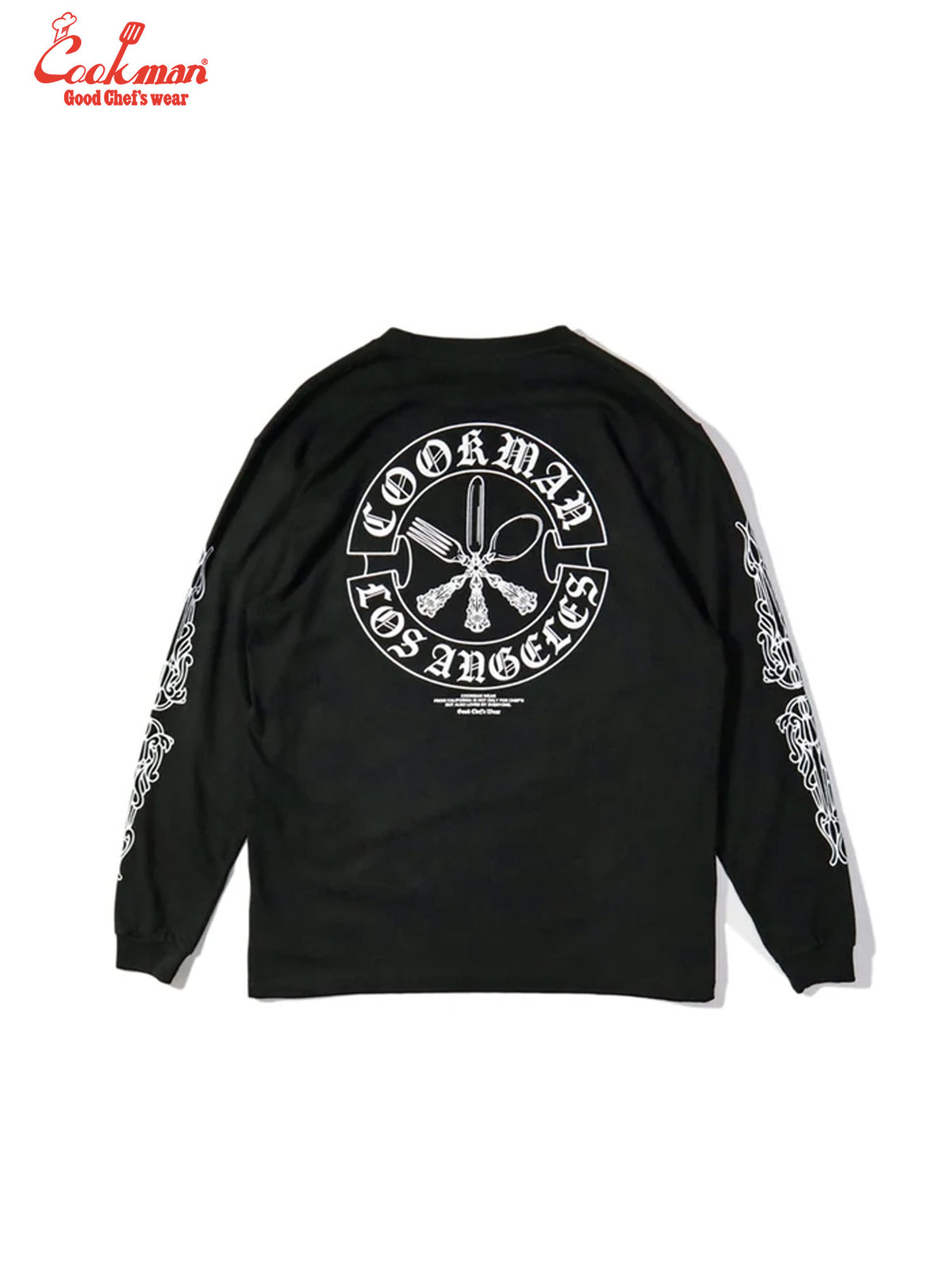 Long Sleeve Tees - Cutlery : Black