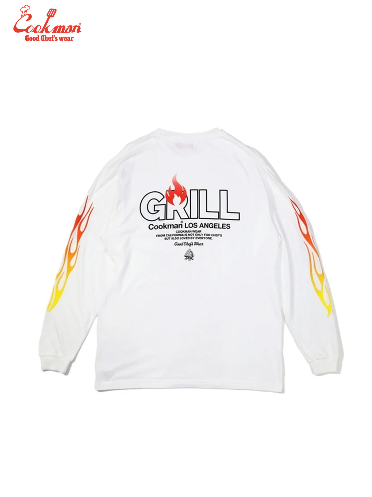 Long Sleeve Tees - Grill : White