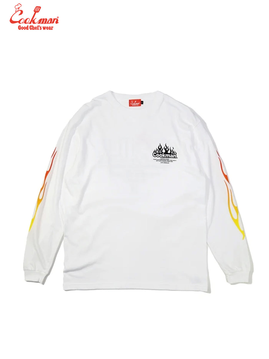 Long Sleeve Tees - Grill : White