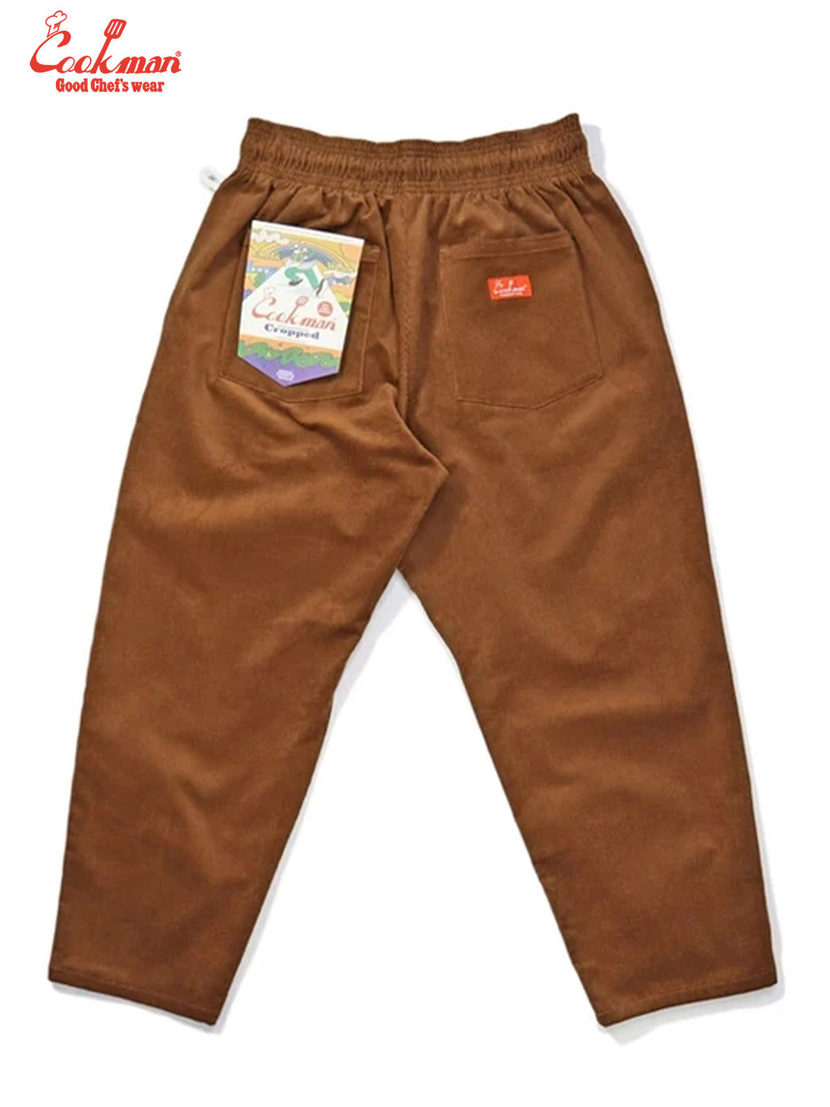Harvest Pants Cropped - High Wale Corduroy : Dark Brown