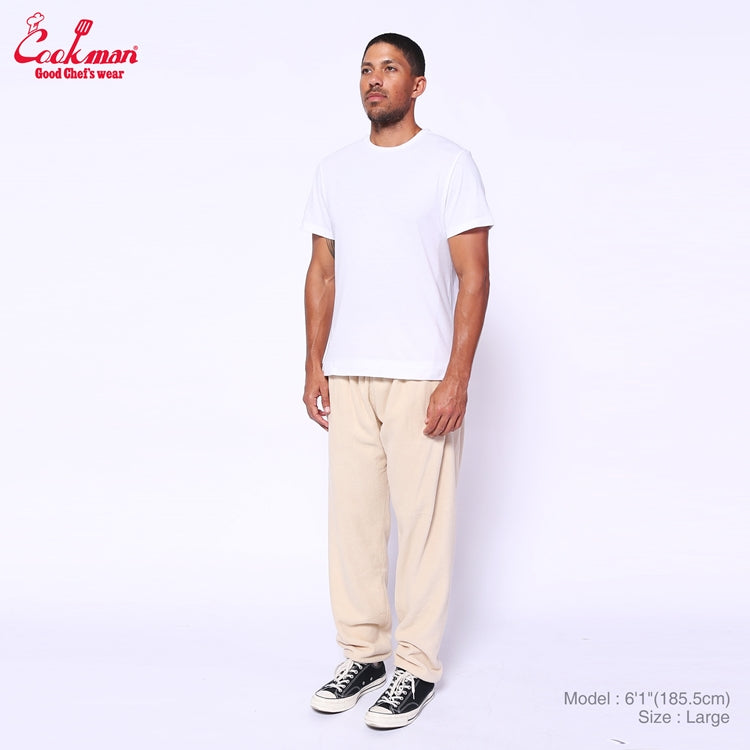 Cookman Chef Pants - Fleece : Cream