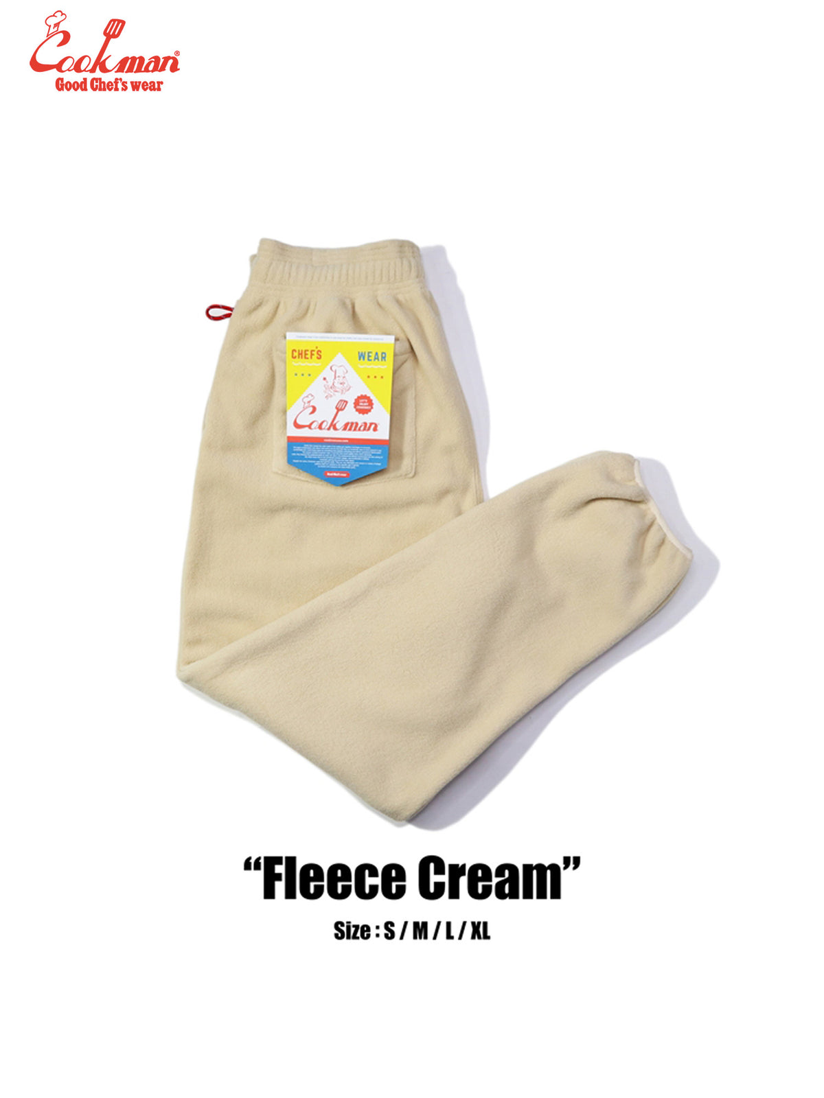 Chef Pants - Fleece : Cream
