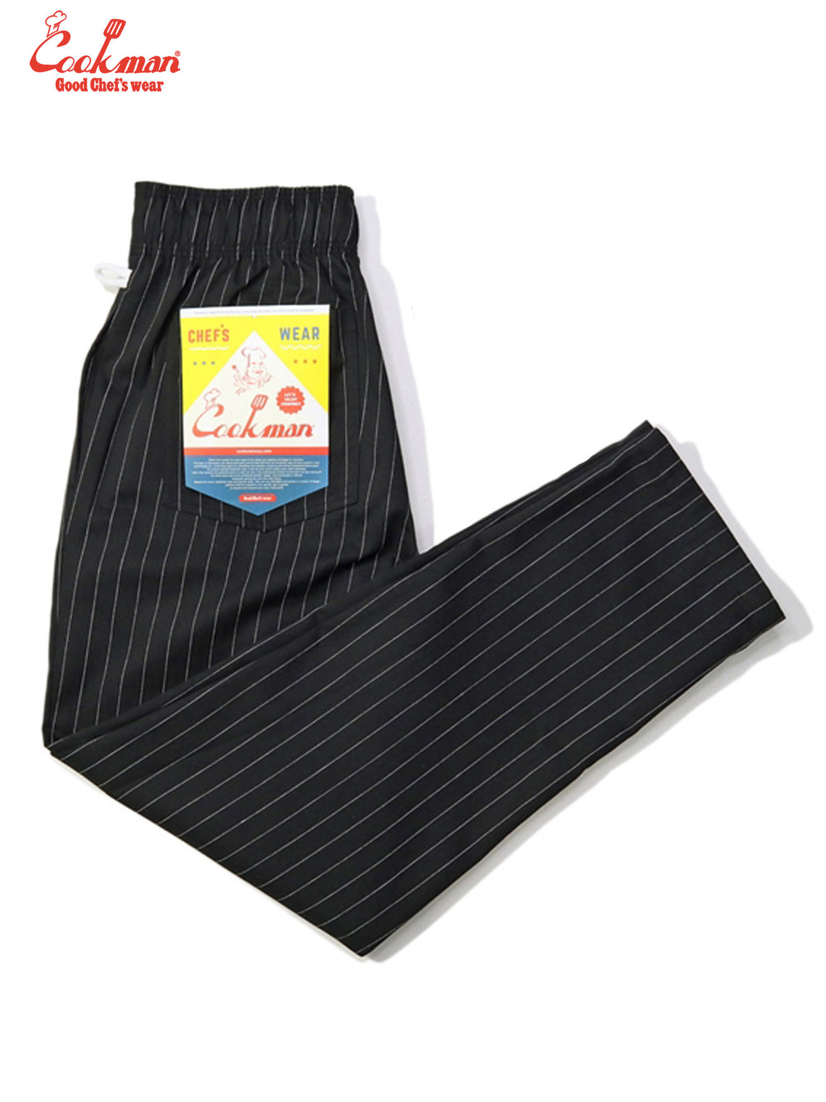 Chef Pants - Pin Stripe : Black