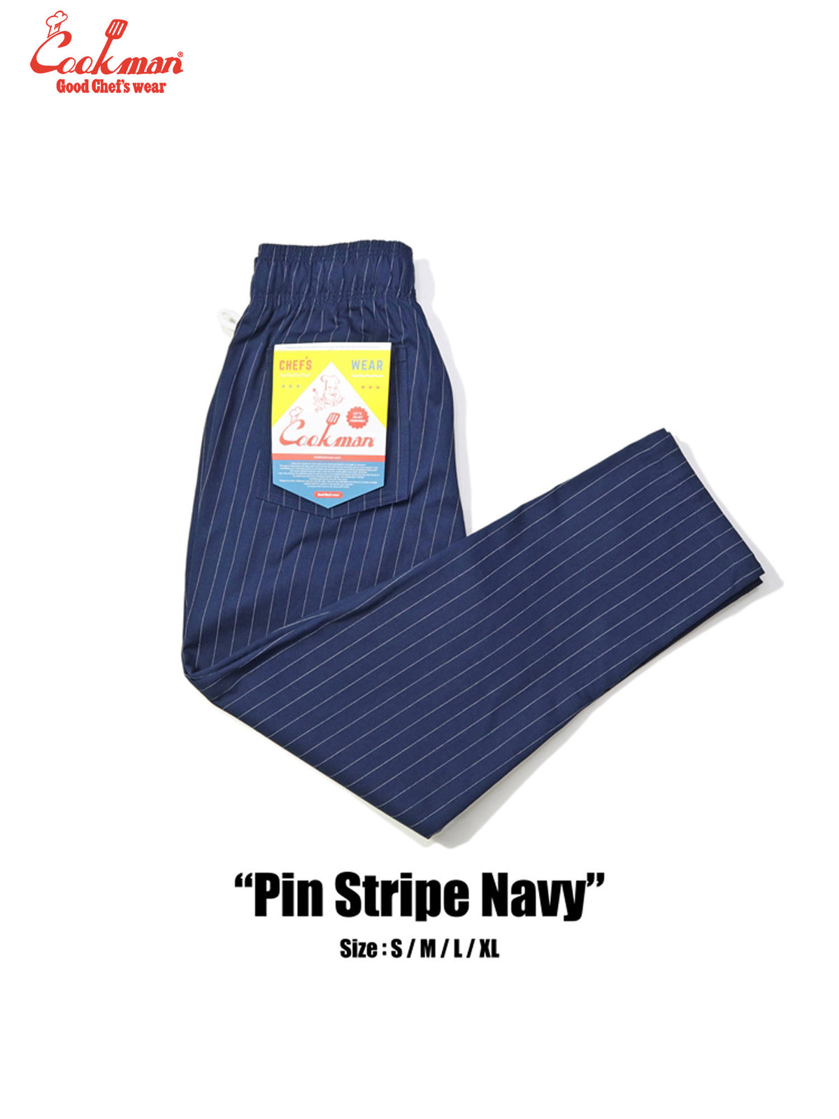 Chef Pants - Pin Stripe : Navy