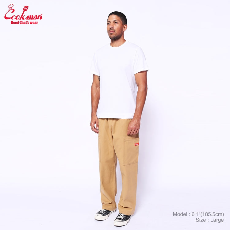 Cookman Chef Pants Semiwide - Front Pocket Duck Canvas : Peanuts