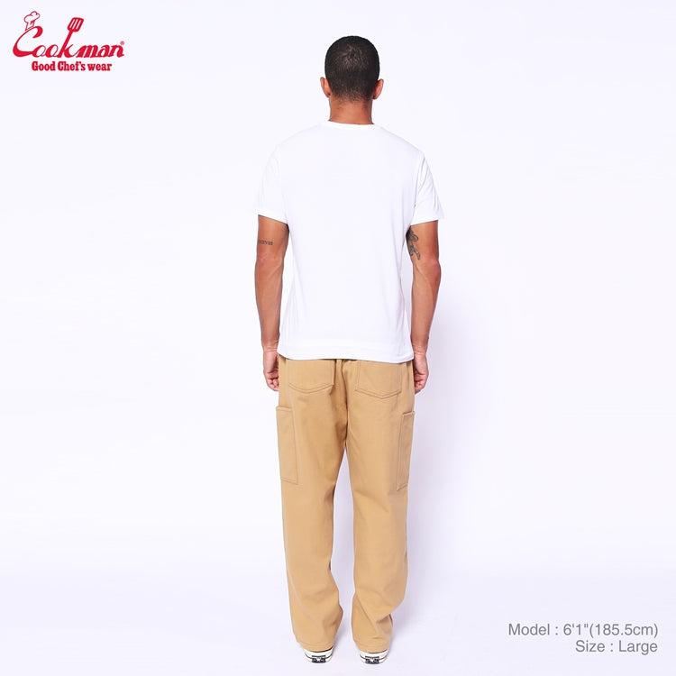 Cookman Chef Pants Semiwide - Front Pocket Duck Canvas : Peanuts