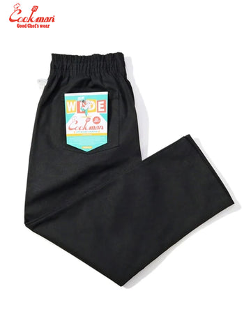 Chef Pants Semiwide - Duck Canvas : Black