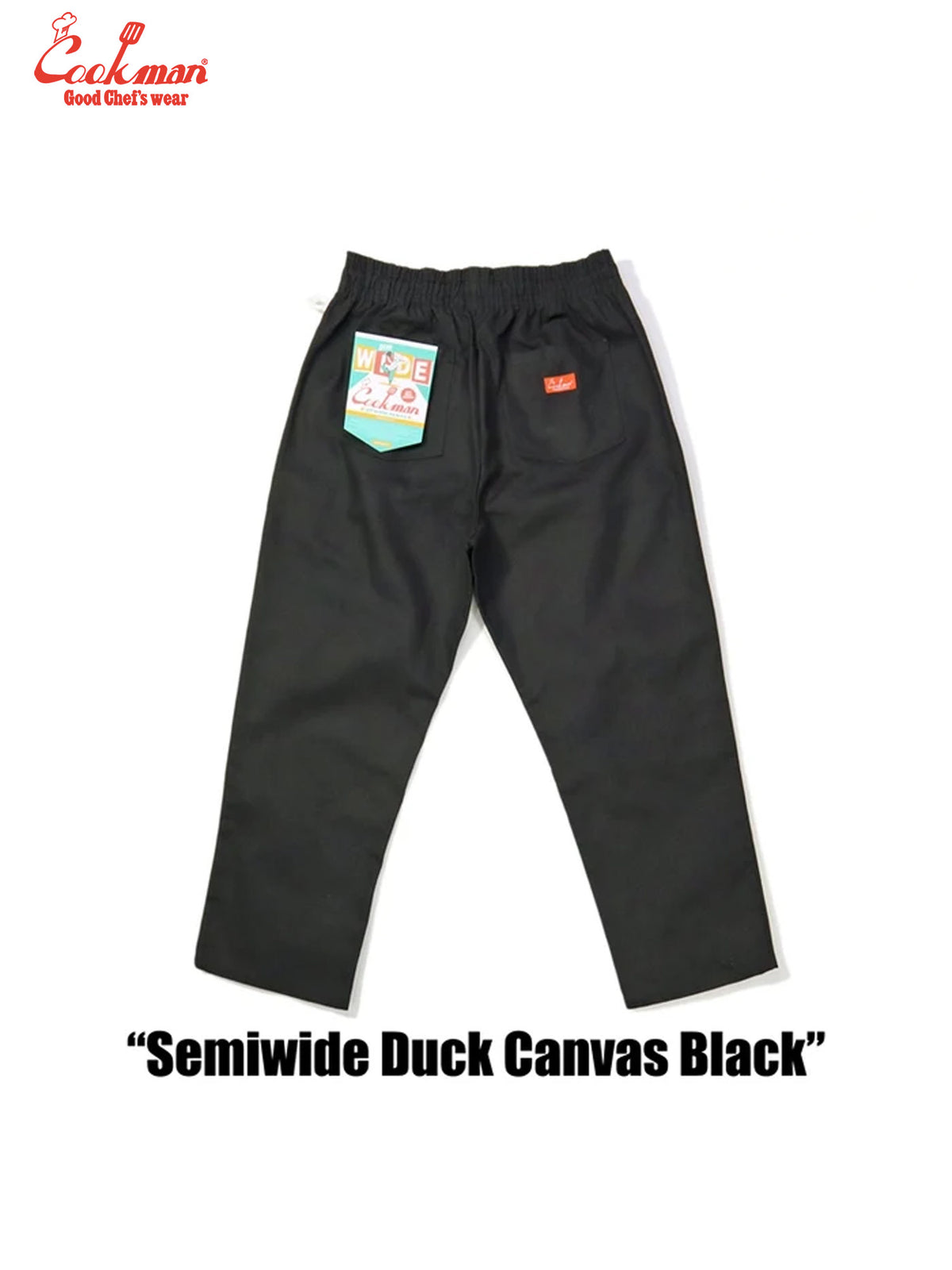 Chef Pants Semiwide - Duck Canvas : Black