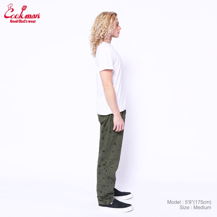 Cookman Chef Pants - Sauce Splash Camo : Olive