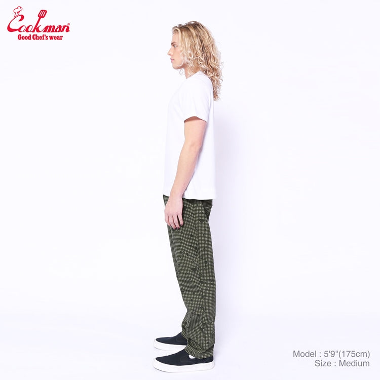 Cookman Chef Pants - Sauce Splash Camo : Olive