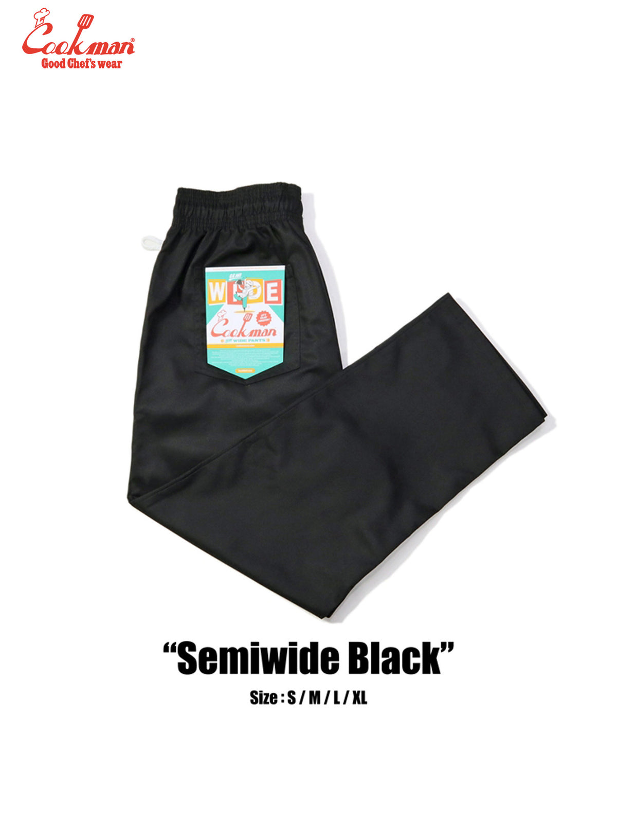 Chef Pants Semiwide : Black