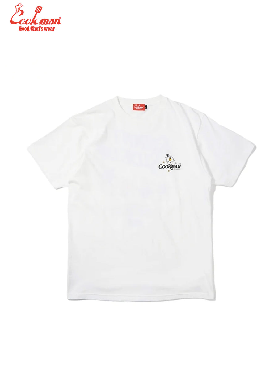 Tees - Sunny Side Up : White