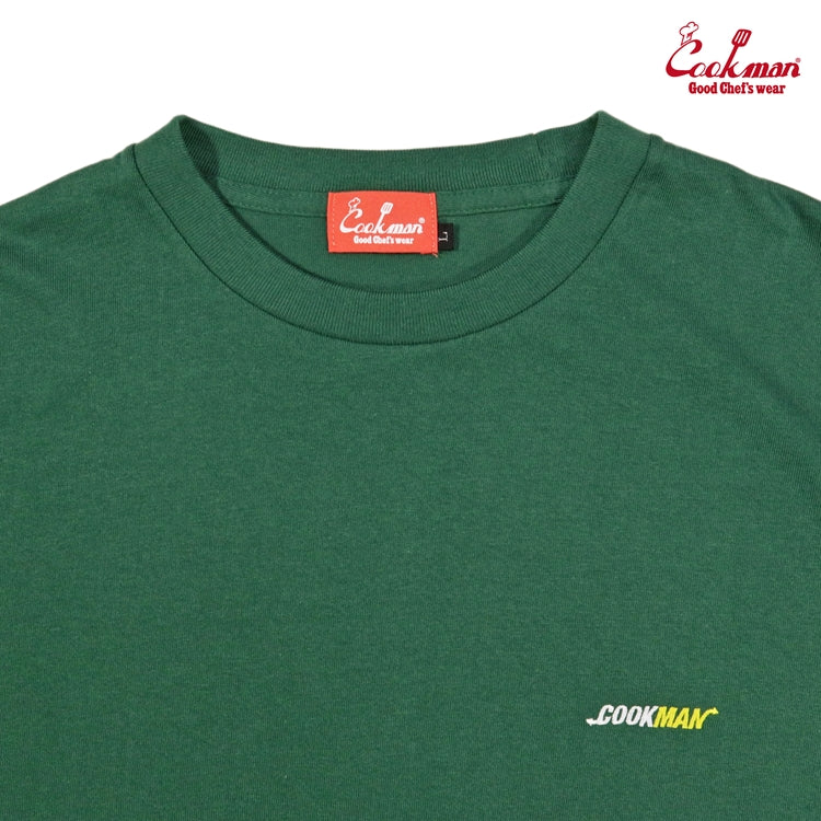 Embroidery Tees - Cafe : Dark Green
