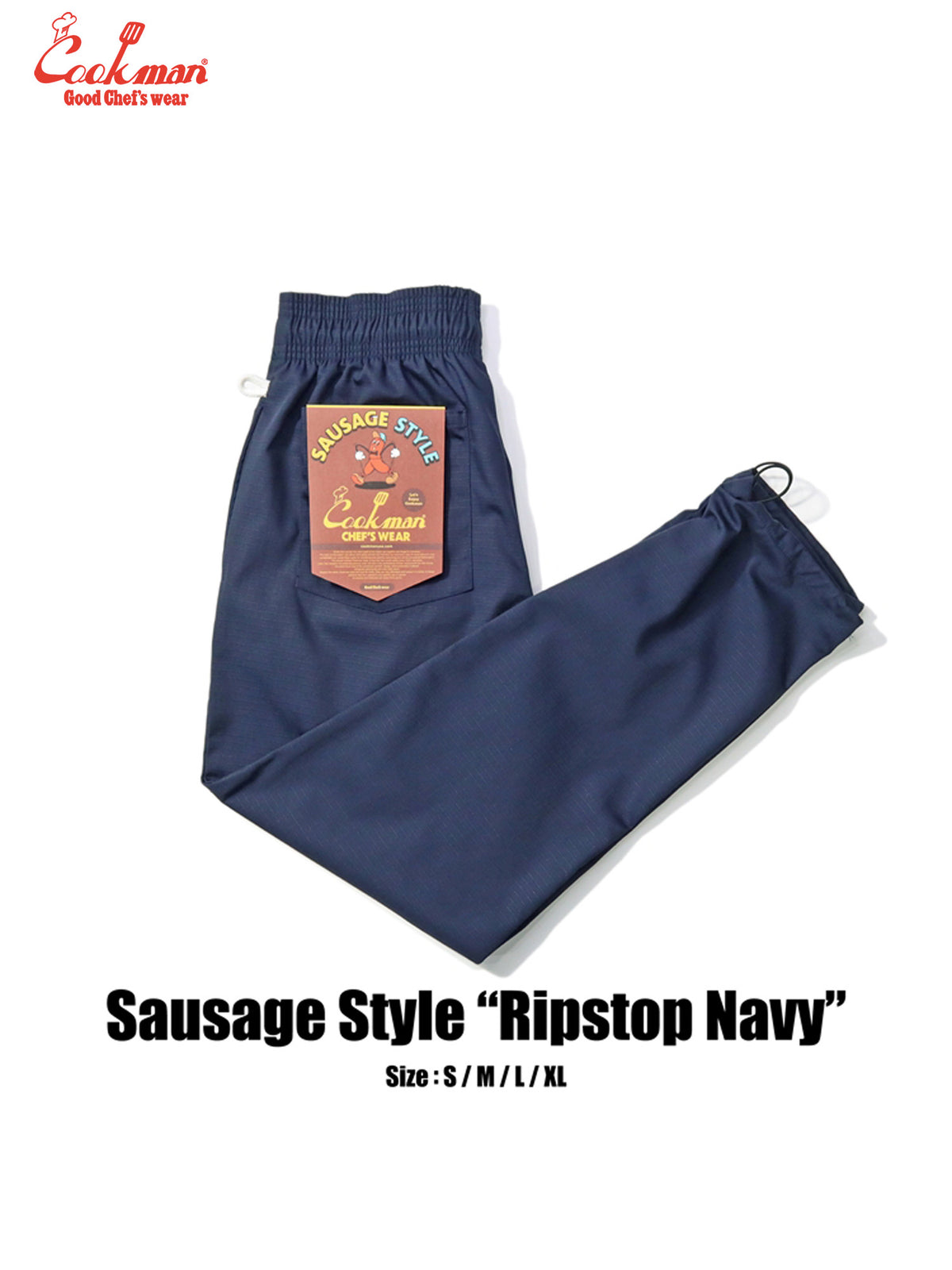 Chef Pants - Sausage Style Ripstop : Navy