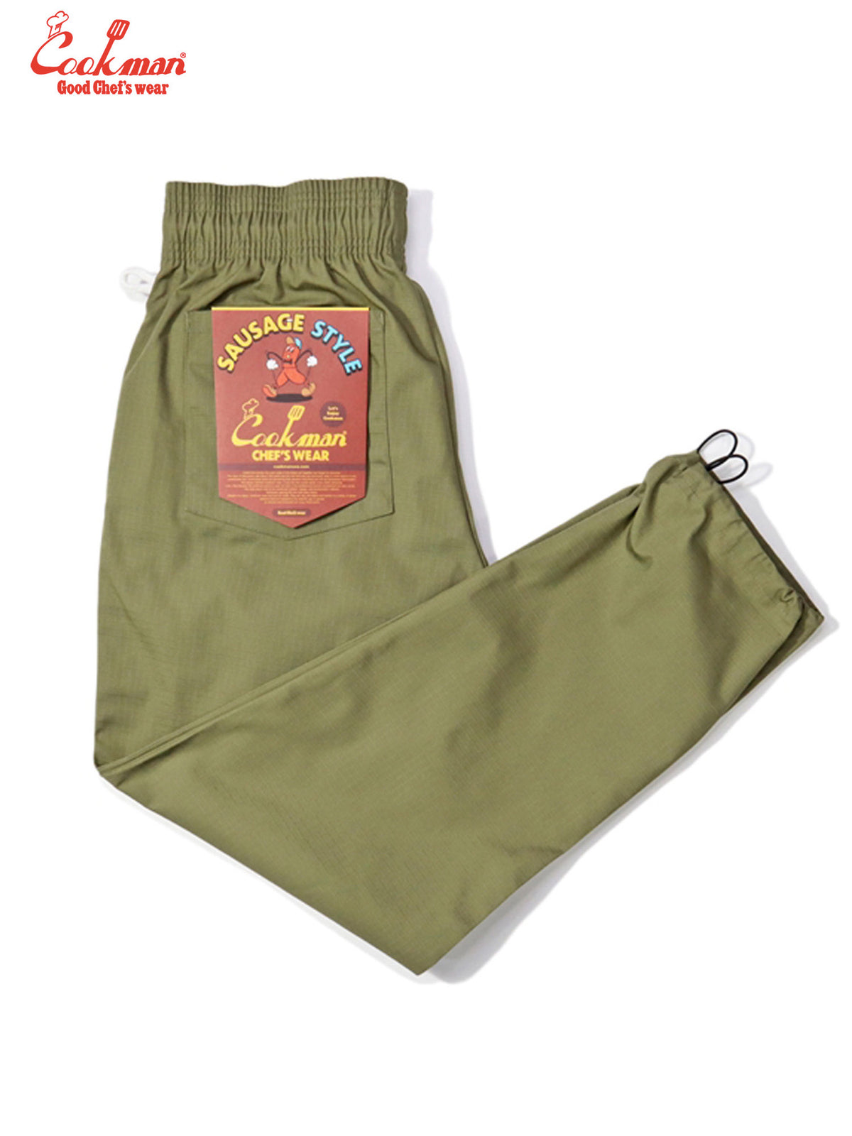 Chef Pants - Sausage Style Ripstop : Olive