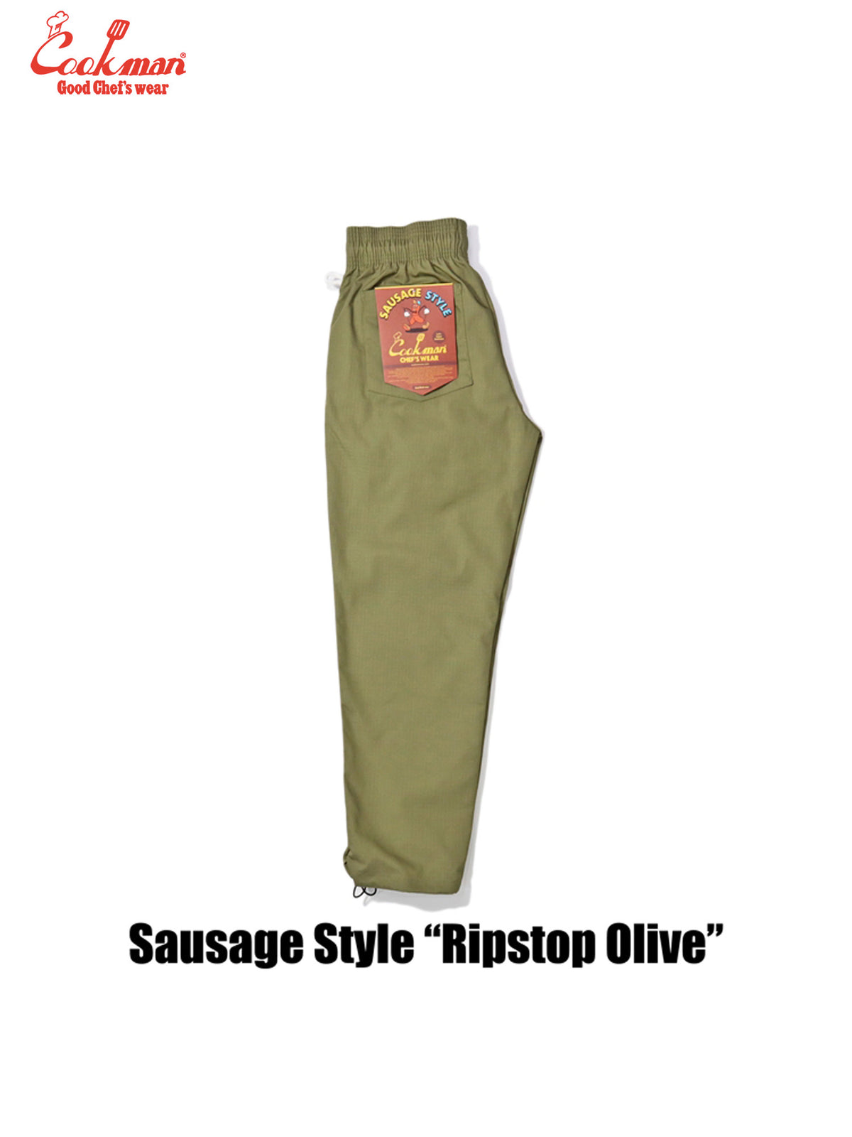 Chef Pants - Sausage Style Ripstop : Olive