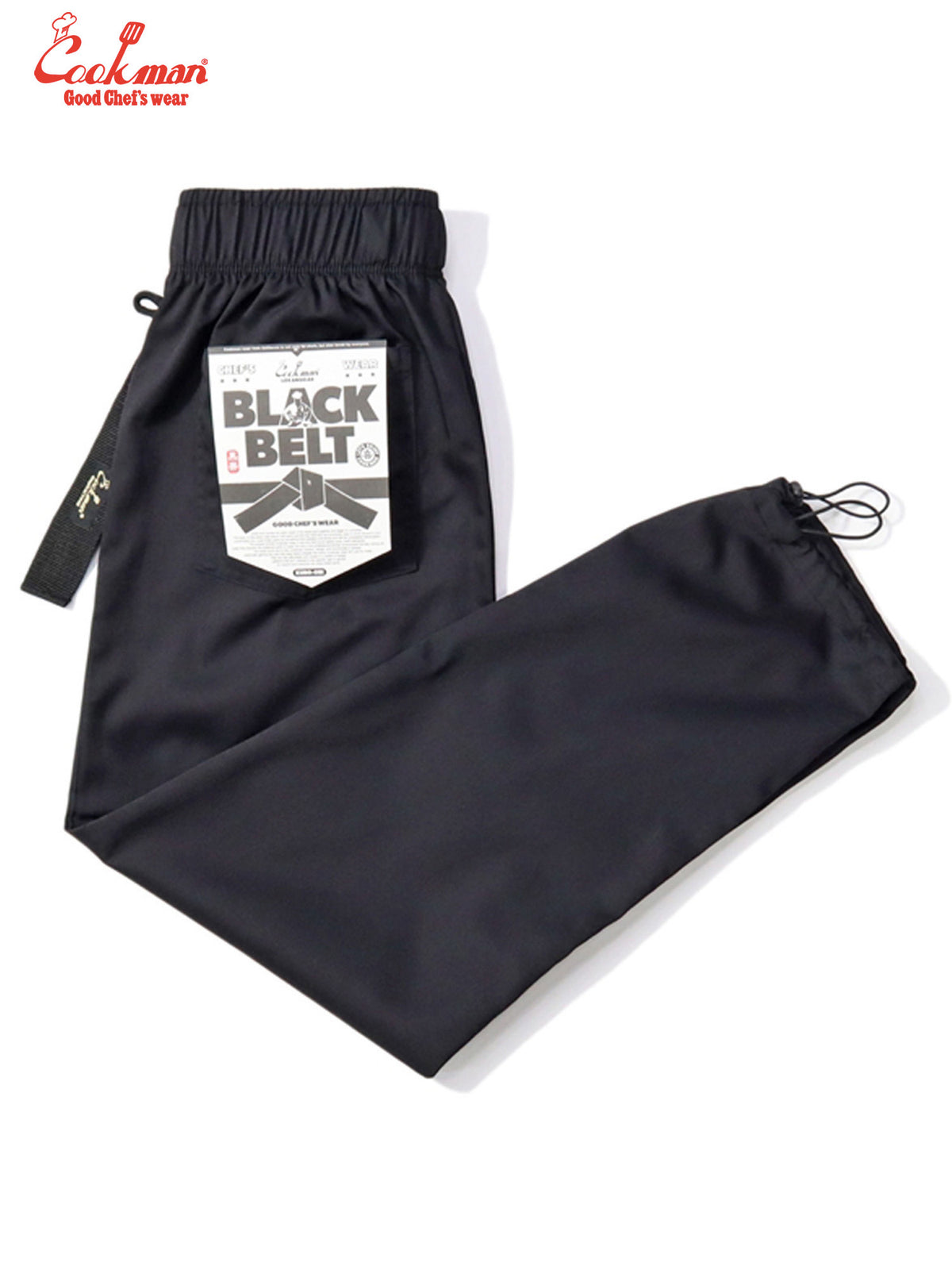 Chef Pants Semiwide - Black Belt : Black