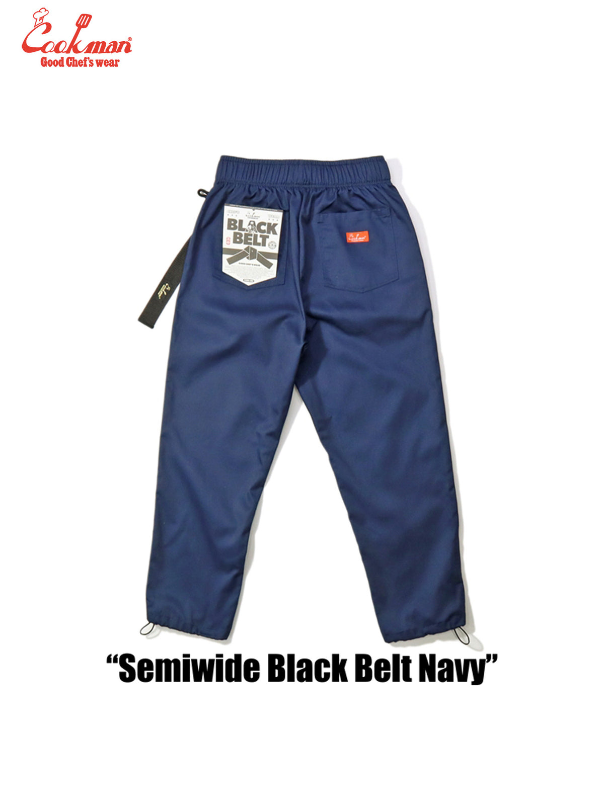 Chef Pants Semiwide - Black Belt : Navy