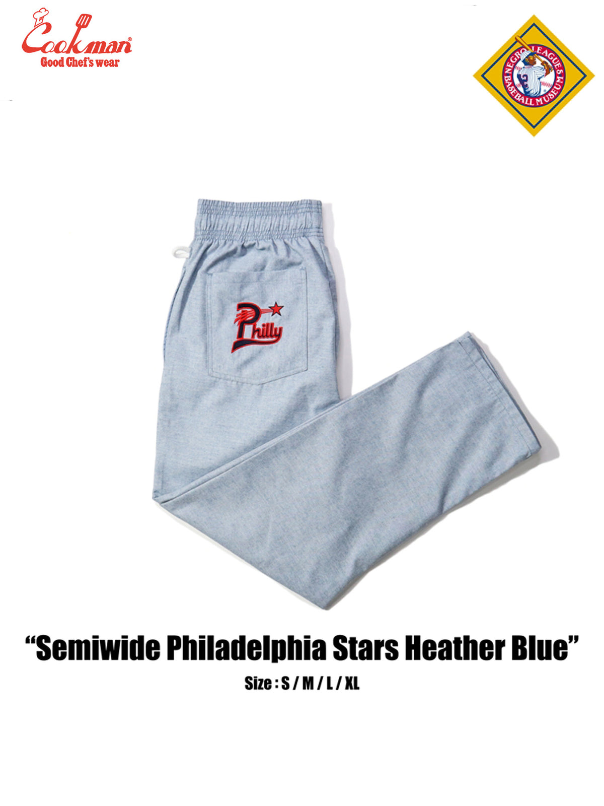 Chef Pants Semiwide - Philadelphia Stars Heather Blue